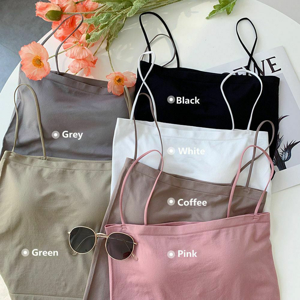 Lightly Padded Cami Top Pack Of 2