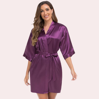 Lavish Silk Robe Perfect for Evening Soirées
