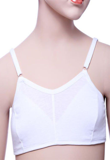 Girl’s Cotton Cute Bow Front Everyday Bra Pack of 2