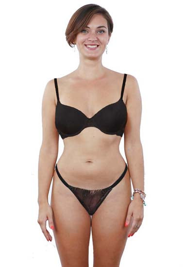 Very Sexy Push Up Bra And See Through Thong Set