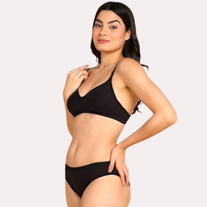 Breathable Cotton Lingerie Set for Her Pack of 2