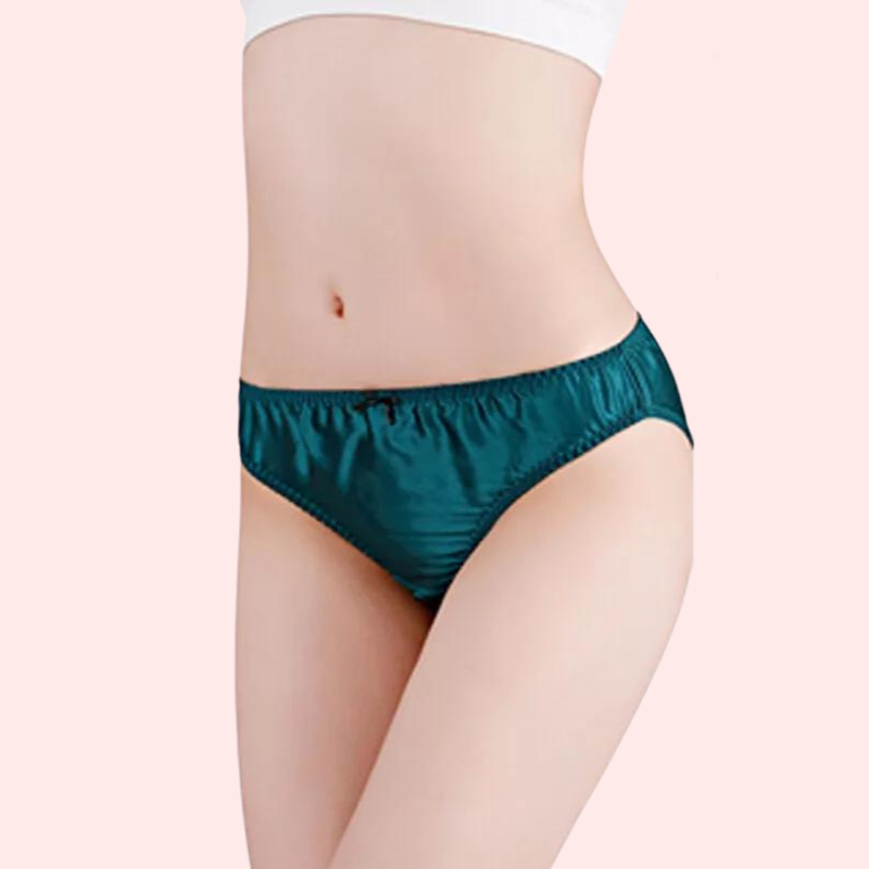 Curve&Co Ultra Luxury Silk Satin Lace Briefs Gift Box