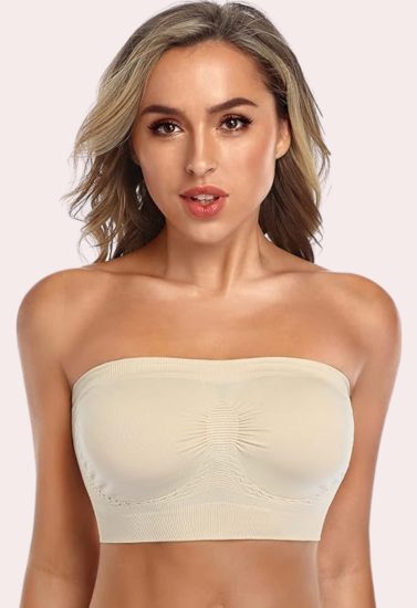 Seamless Tube Bras Non-Padded Pack of 2