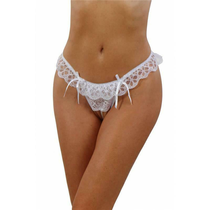 Curve&Co Extra Plus Size Pearl Lace Thong